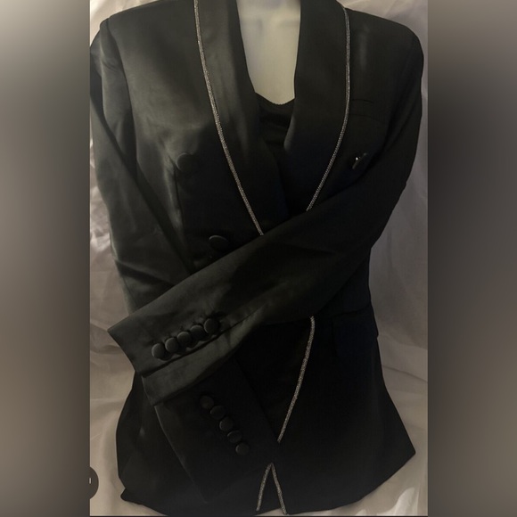 ✨NEW✨Jason Wu Designer Rhinestone Blazer - Picture 8 of 12